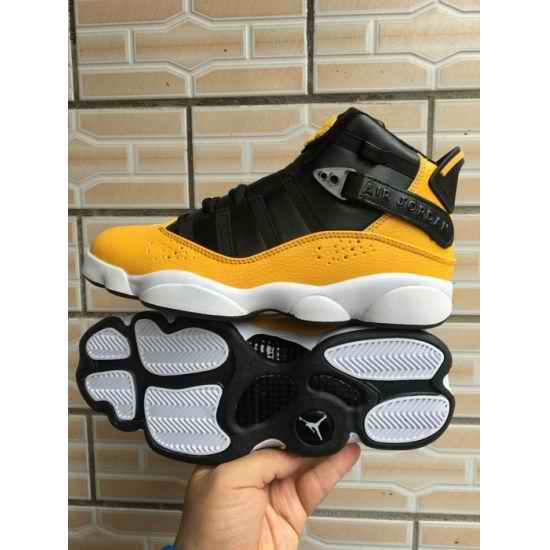 Nike Air Jordan Six Rings Men Shoes Black Yellow